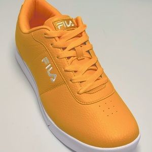 Men’s Fila Neon Impress LL Yellow | White Sneakers NWT